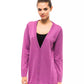 Violet Wool Women Cardigan