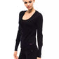Blue Wool Women Sweater