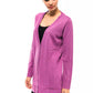 Violet Wool Women Cardigan