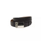 Black Leather Men Belt