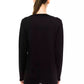 Black Wool Women Cardigan