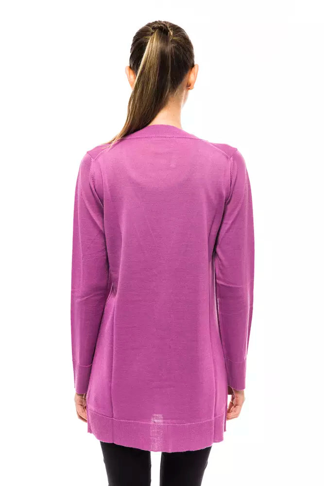 Violet Wool Women Cardigan