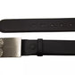 Black Leather Men Belt