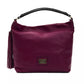 Burgundy Leather Women Shoulder Bag