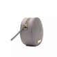 Gray Leather Women Crossbody Bag