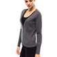 Gray Wool Women Sweater