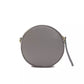 Gray Leather Women Crossbody Bag