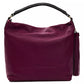 Burgundy Leather Women Shoulder Bag