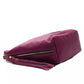 Burgundy Leather Women Shoulder Bag