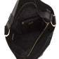 Sleek Black Leather Shoulder Bag