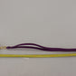 Purple Leather Strap Gold Metal Logo Airpods Case