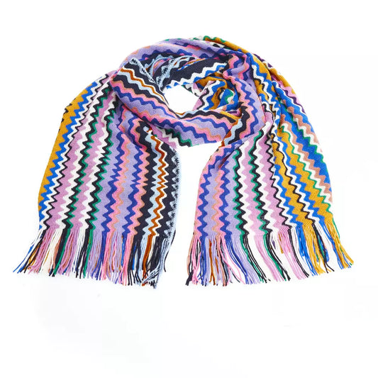Multicolor Wool Women Scarf
