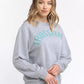 Gray Cotton Women Sweater