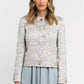 Beige Cotton Women Blazer