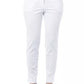 White Cotton Women's Trouser