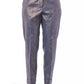 Blue Cotton Women Pants