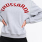 Gray Cotton Women Sweatshirt