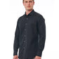 Black Cotton Men Shirt