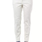 Beige Cotton Women Pants