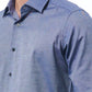 Blue Cotton Men Shirt