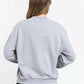 Gray Cotton Women Sweatshirt