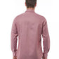 Red Cotton Men Shirt