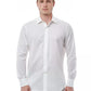 White Cotton Men Shirt