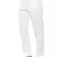White Cotton Women Trouser
