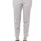 White Cotton Women Trouser