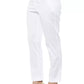 White Cotton Women Trouser