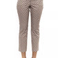 Multicolor Cotton Women Trouser
