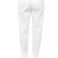 White Cotton Women Trouser