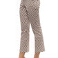 Multicolor Cotton Women Trouser