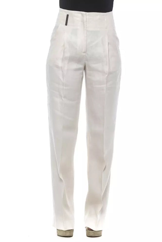 White Flax Women Palazzo Pant