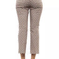Multicolor Cotton Women Trouser