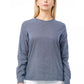 Blue Cotton Women Shirt