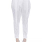 White Viscose Women's Trouser