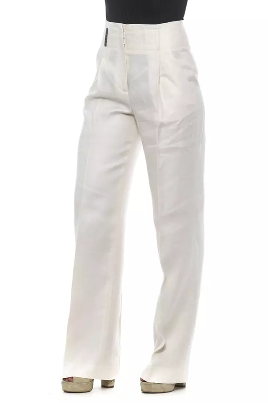 White Flax Women Palazzo Pant