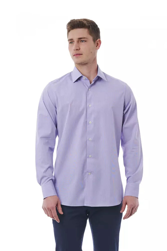 Pink Cotton Men Shirt