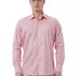 Pink Cotton Men Shirt