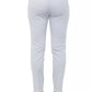 Light-Blue Cotton Women Trouser