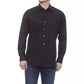 Black Cotton Mens Shirt