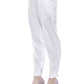 White Viscose Women's Trouser