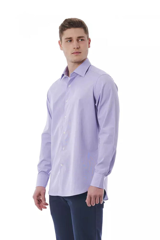 Pink Cotton Men Shirt