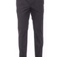 Black Cotton Men Trouser