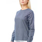 Blue Cotton Women Shirt