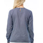 Blue Cotton Women Shirt