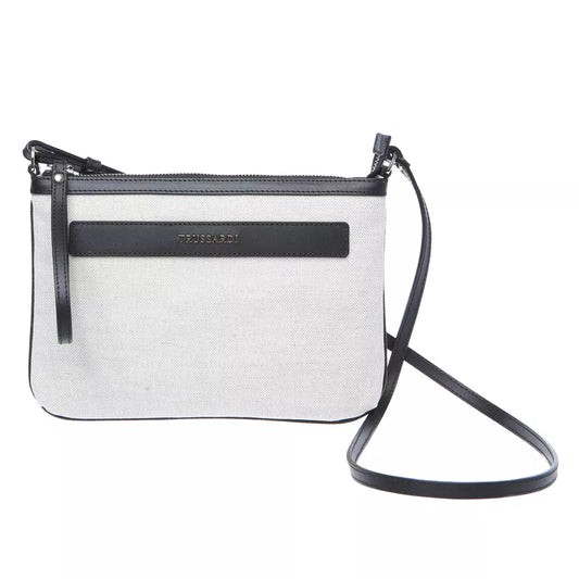 White Leather Women Crossbody Bag