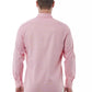 Pink Cotton Men Shirt