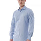 Light Blue Cotton Men Shirt